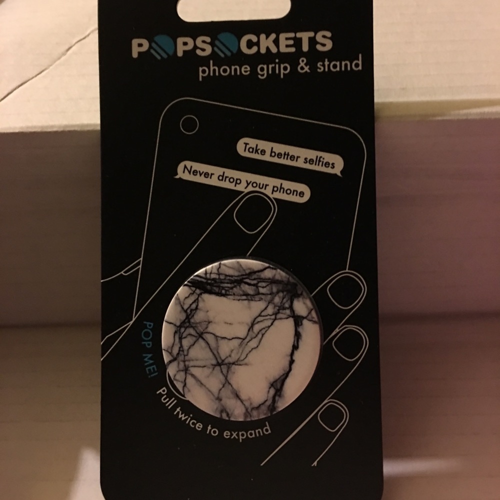 New White Marble Popsocket